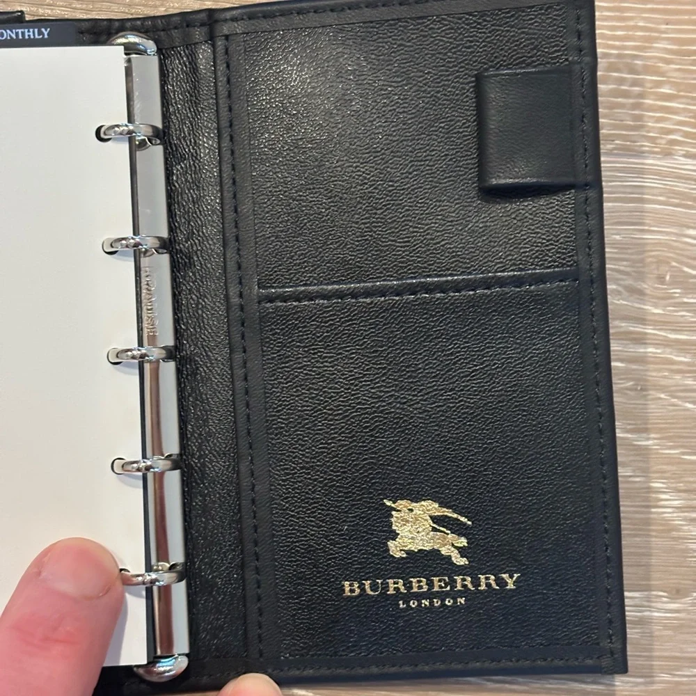 New Burberry Novacheck Black Wallet/Planner - Picture 7 of 11